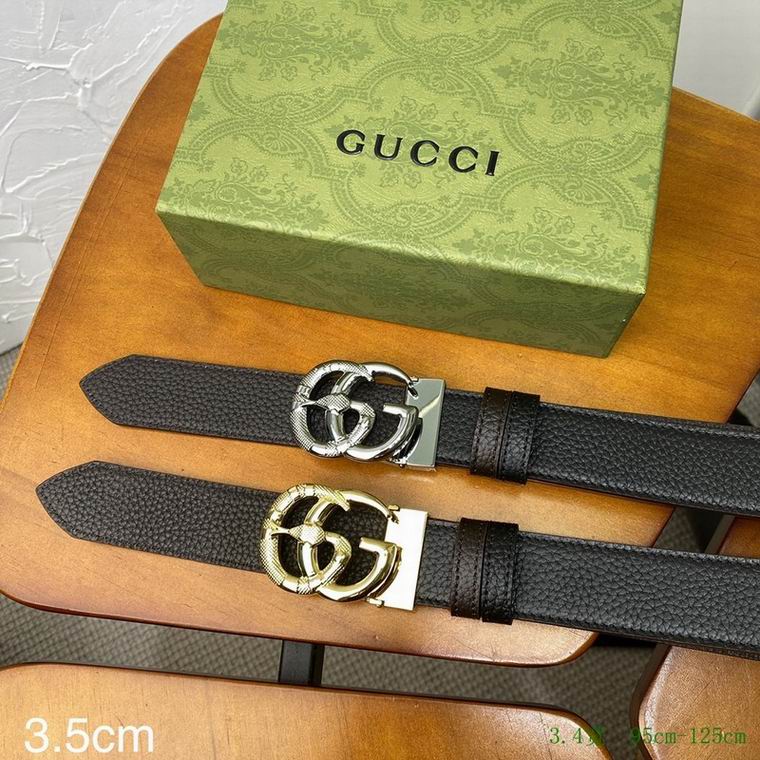 Gucci Belt 34mmX95-125cm 7D87